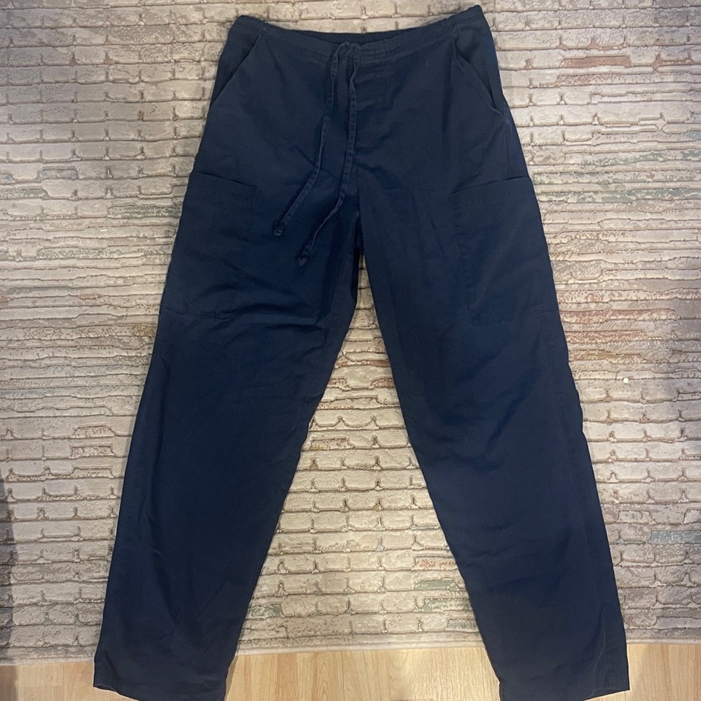 Women's Navy Drawstring Trousers